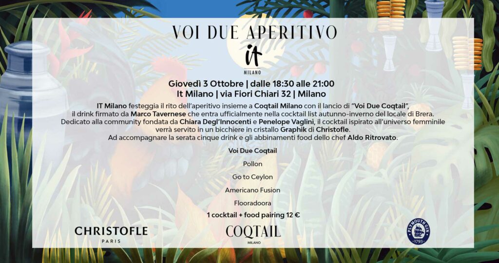 Flyer-Voi-Due-Aperitivo-Coqtail-Milano-IT-Milano-Christofle