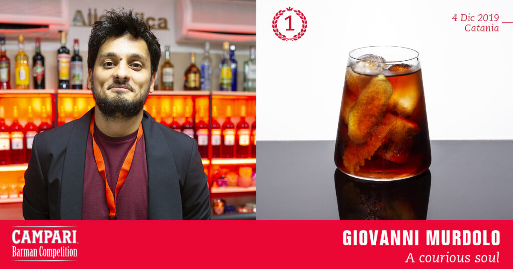 Campari Barman Competition Giovanni Murdolo A curious soul Coqtail Milano