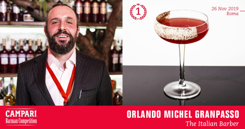 Campari Barman Competition Orlano Michel Granpasso Coqtail Milano