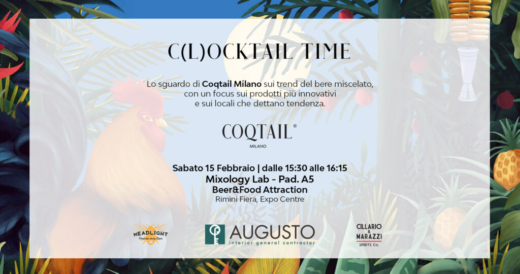 Clocktail-time-tendenze-mixology-cocktail-Beer&Food-Attraction-Coqtail Milano