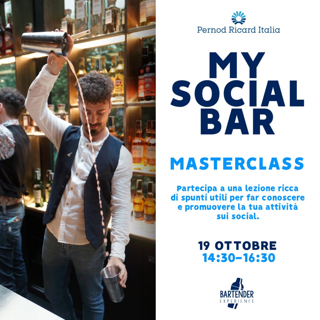 My Social Bar Pernod Ricard 19 ottobre 2020 Coqtail Milano