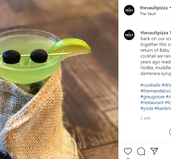 Perchè Baby Yoda è diventato un cocktail virale su Instagram Coqtail Milano