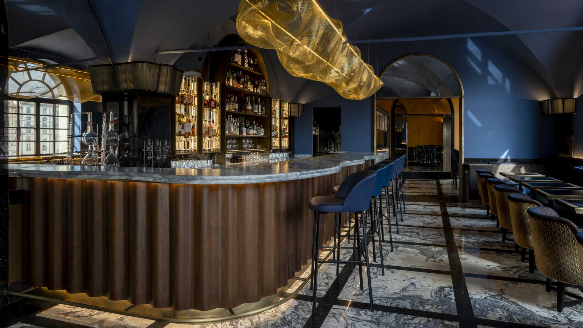 Gli interni del nuovo Fede Cocktailab di Firenze