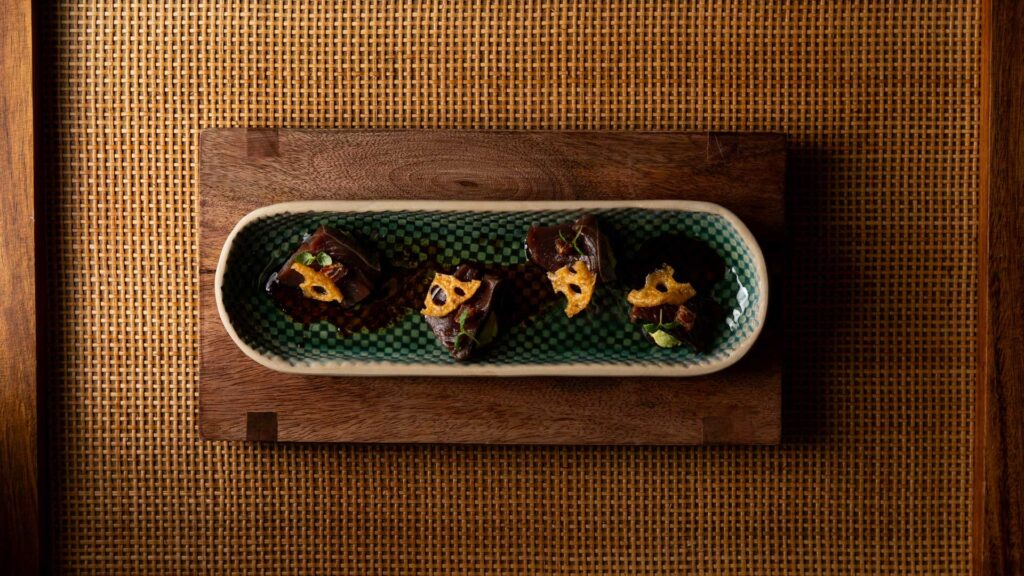 Tiradito Yayoi del menu Jidai