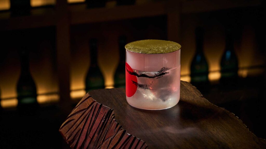 Raimei Negroni cocktail